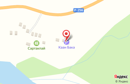 База отдыха Алтай-Бака на карте