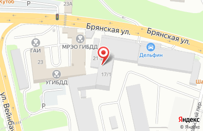 ООО Транссервис на улице Брянская 2-я 17 на карте