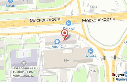 Магазин МИР НАСОСОВ на Московском шоссе на карте
