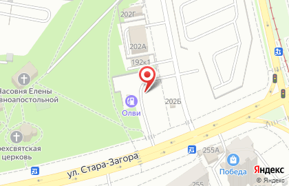 АЗС Эктон на улице Стара Загора на карте