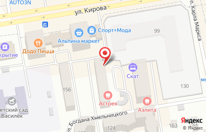 Салон красоты Astoria на улице Богдана Хмельницкого на карте