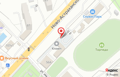 Автостоянка в Саратове на карте