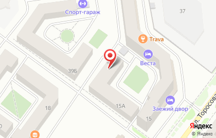 Компьютерный клуб Battleground на улице Торосова на карте