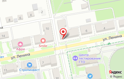 Магазин уДачник на улице Ленина на карте