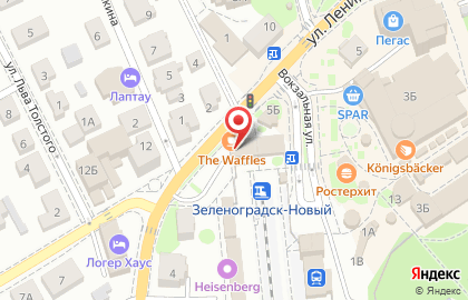 Кафе The Waffles на карте