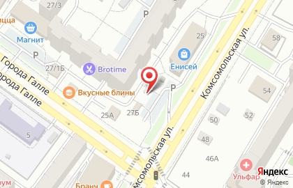 Магазин мясной продукции Умкк в Советском районе на карте