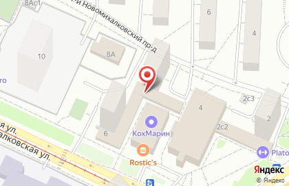 Суши-бар СушиСтор на Михалковской улице на карте