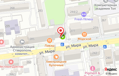 Микрофинансовая компания Микро Капитал на улице Мира на карте