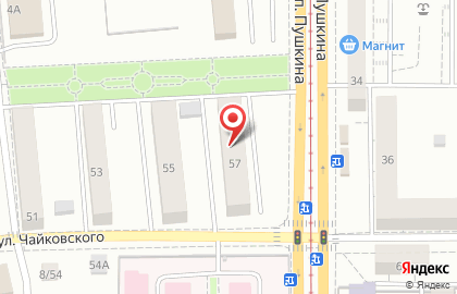 Банкомат Сбербанк России на улице Чайковского на карте