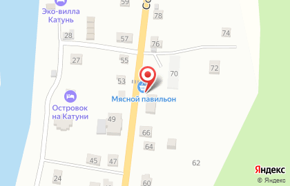 Мясной павильон на Советской улице на карте