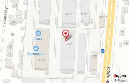 Торговая компания на Октябрьском проспекте на карте