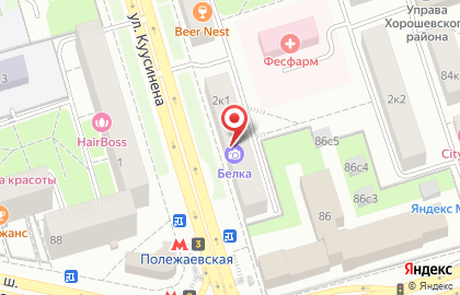 Сервисный центр Ником Сервис на улице Куусинена на карте