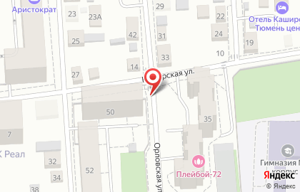 Афина на Орловской улице на карте