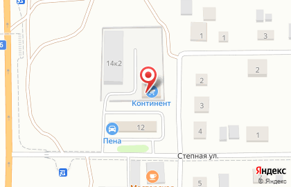 Завод кровельных материалов Континент в Барнауле на карте
