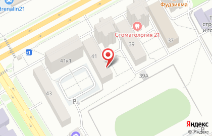 Общежитие ЧГСХА на Московском проспекте на карте
