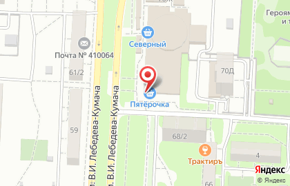 Экспресс оптика в Ленинском районе на карте