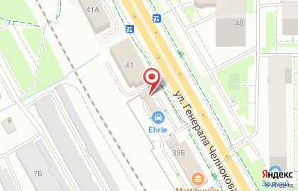 Центр замены масла и шиномонтажа Shell Helix Калининград на улице Генерала Челнокова на карте