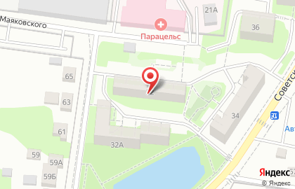 Сервисный центр Галактика на Советской улице на карте