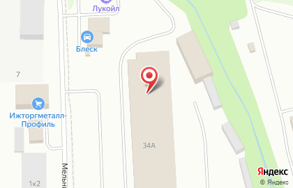 Торгово-производственная компания Амега на Мельничной улице на карте