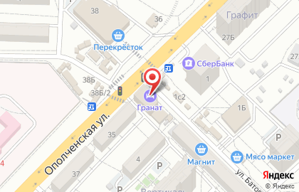 Магазин у дома Бристоль в Тракторозаводском районе на карте
