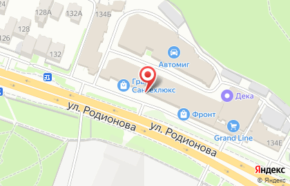 Магазин напольных покрытий Ботаник в Нижегородском районе на карте