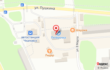 Киоск по продаже шаурмы в Нижнем Новгороде на карте