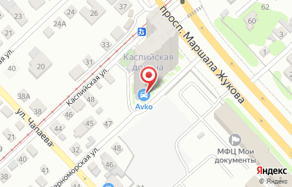 Магазин автотоваров Avko на карте