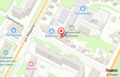 Клининговая компания Мой дом в Пролетарском районе на карте