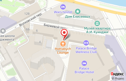 Школа свадебного танца La Danse в Биржевом переулке на карте