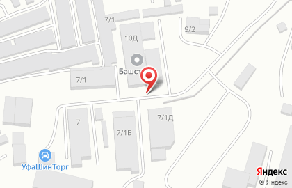 Производственная компания БашСтрой на Кислородной улице на карте