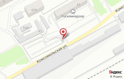 Автостоянка Привокзальная на Комсомольской на карте