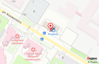 Лори на улице Коханского на карте