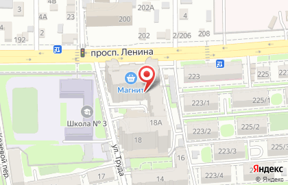 Банкомат АКБ БАНК СОЮЗ на улице Ленина на карте