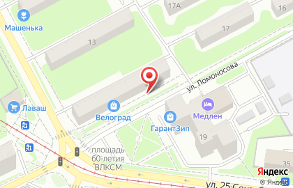 Торгово-монтажная компания Allezi на улице Румянцева на карте