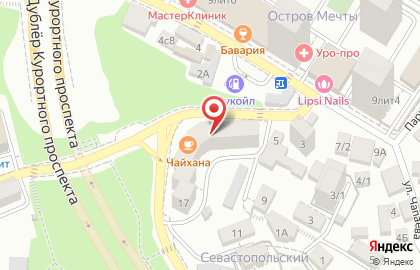 Кафе Чайхана на Севастопольской улице на карте