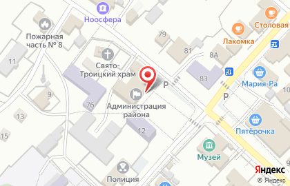 Территориальная избирательная комиссия на Советской улице на карте