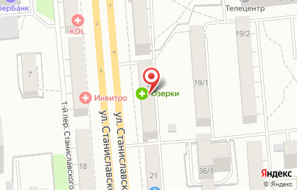Кафе-столовая Домашняя кухня на улице Станиславского на карте