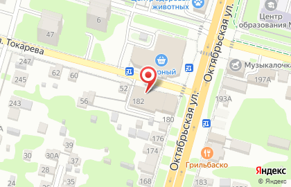 Торговая точка по продаже фастфудной продукции Шаурма 71 на Октябрьской улице на карте