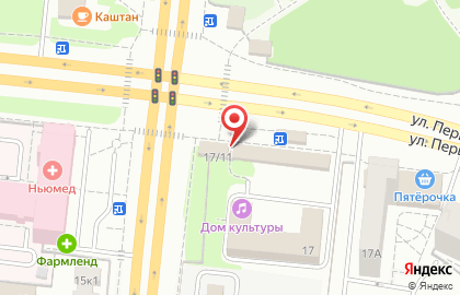 Кондитерский магазин Конфетка в Тракторозаводском районе на карте
