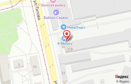 Салон эпиляции Ваше Сиятельство на улице Титова на карте