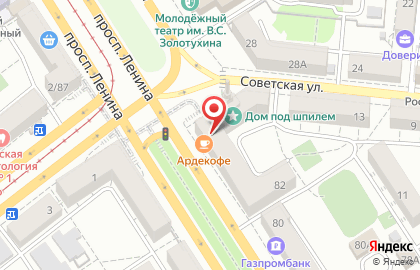 ЗАО Банкомат, Банк ВТБ 24 на улице Ленина 82 на карте