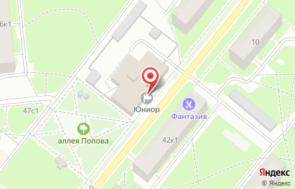 Общественная детская спортивная организация Юниор на карте