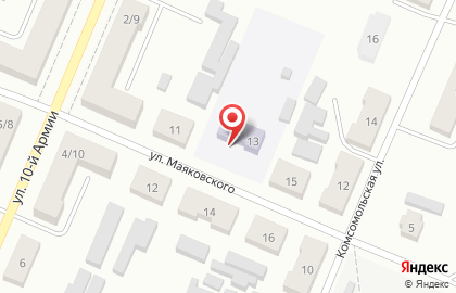 Центр образования №3 на улице Маяковского на карте
