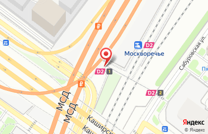 Москворечье, железнодорожная станция на карте