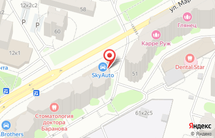 Автомойка в Москве на карте