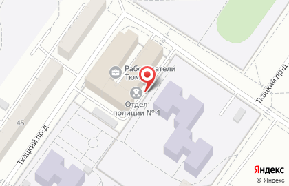 Участковый пункт полиции, Восточный район на улице Пермякова на карте