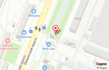 Автостоянка в Воронеже на карте