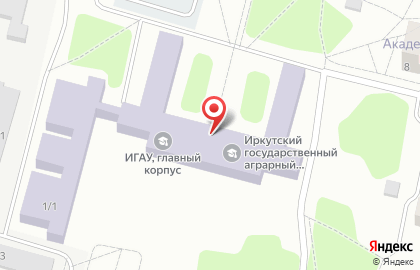 Центр дистанционного обучения, ИрГСХА на карте