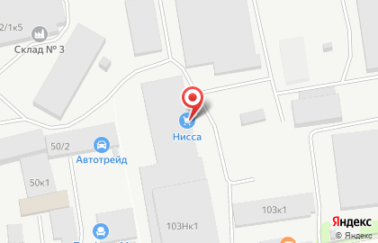 Оптовая фирма Нисса в Барнауле на карте