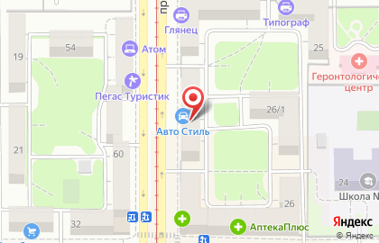 Магазин Красное & Белое на проспекте Карла Маркса, 51 на карте